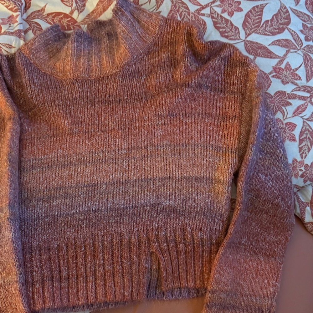 Central Park West Women's Sweater In Purple And Brown